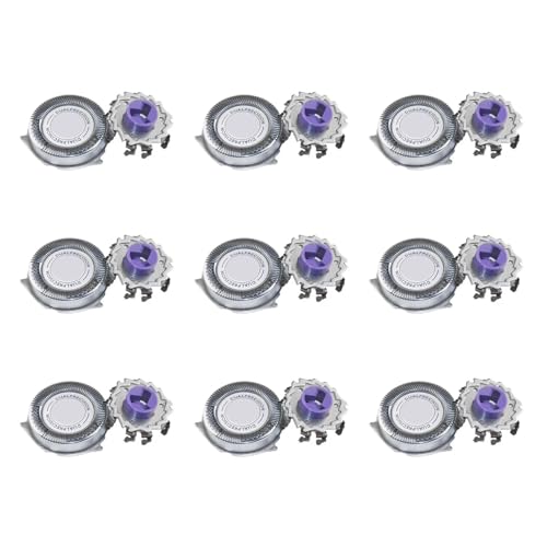 Ersatz-Rasierkopf-Set, kompatibel mit Philips HQ7310/HQ7320/HQ7340/HQ7360/HQ7380/HQ7100/HQ7120, Klingenset for Elektrorasierer(9 Pack) von QVIBRKQQZ