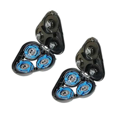 Ersatz-Rasierkopf for Rasierer, kompatibel mit Philips S5570/S5560/S5380/S5370/S5230/S5210/S5091/S5130/S5110/S5351/S5551, Klingenkartuschenbaugruppe for Elektrorasierer(2 Set) von QVIBRKQQZ