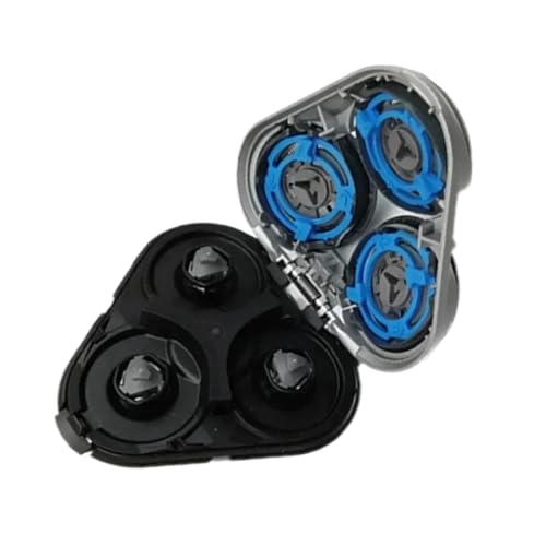 Ersatz-Scherkopfeinheit, kompatibel mit Philips S5000/S5370/S5571/S5420/S5140/S5078/S5077/S5050/S5082/S5380/S5400, abwaschbares Teil for elektrische Rasierklingen(1 Set) von QVIBRKQQZ