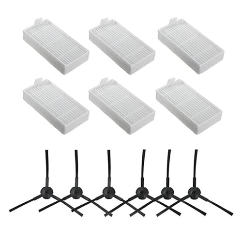 Ersatzfilter-Seitenbürsten-Set, kompatibel mit SILVERCREST SSWR A1, Zubehörset for Roboterstaubsauger Ersatzfilter-Seitenbürsten-Set, kompatibel mit SILVERCREST SSWR A1, Zubehörset for Roboterstaubsauger von QVIBRKQQZ