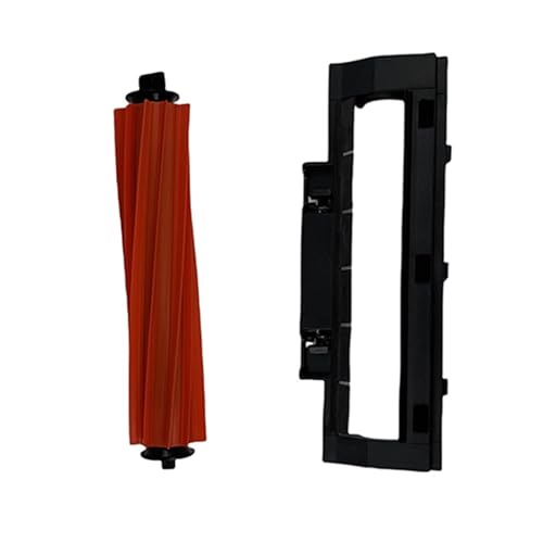 Hauptbürste und Bürstenabdeckungsset, kompatibel mit Lydsto W2, Roboterstaubsauger-Ersatzteile(Black 1Set) von QVIBRKQQZ