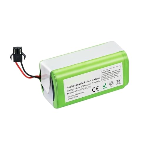 QVIBRKQQZ 14,4 V 2600 mAh Li-Ionen-Akku, kompatibel mit Conga Excellent 990/1090/1790/N79S/N79/DN622/11/11S/11S Max/30/30C/G30, Saugroboter-Netzteil QVIBRKQQZ 14,4 V 2600 mAh Li-Ionen-Akku, kompatibel mit Conga Excellent 990/1090/1790/N79S/N79/DN622/11/11S/11S Max/30/30C/G30, Saugroboter-Netzteil von QVIBRKQQZ