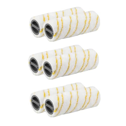 QVIBRKQQZ Hauptwalzenbürste. Kompatibel mit Karcher FC3 / FC3D / FC5 / FC7. Ersatzteil for Bodenreiniger(6Pcs) von QVIBRKQQZ
