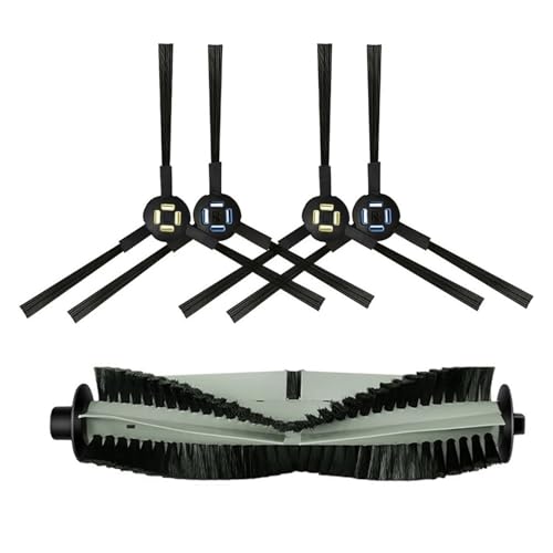 Rollen-Seitenbürsten-Set, kompatibel mit Silvercrest SSR1/SSRA1, kompatibel mit Ilife A9s/A9/A7/A80 Plus/A10s/L100, Ersatzteile for Roboterstaubsauger von QVIBRKQQZ