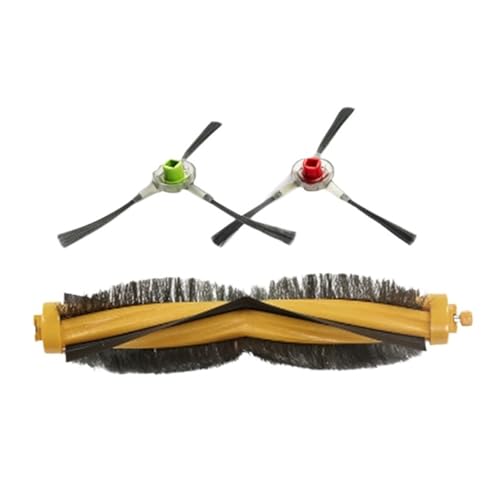 Rollenbürste und Seitenbürsten-Set, kompatibel mit ECOVACS Deebot DE5G.10, Roboterstaubsauger-Ersatzteilset von QVIBRKQQZ