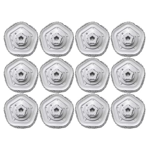 Wischpad-Set, kompatibel mit Dreame Bot W10/W10 Pro, Ersatzteile for selbstreinigende Wischtücher for Roboterstaubsauger(12PCS of Set) von QVIBRKQQZ