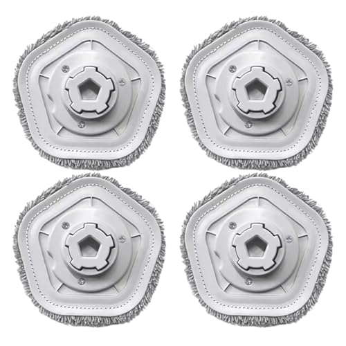 Wischpad-Set, kompatibel mit Dreame Bot W10/W10 Pro, Ersatzteile for selbstreinigende Wischtücher for Roboterstaubsauger(4PCS of Set) von QVIBRKQQZ