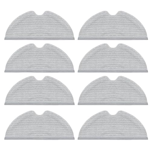 Wischwassertank und Wischtücher, kompatibel mit Dreame D9/D9 Max/D9 Pro/L10 Pro/Trouver Robot LDS Vacuum Finder, Zubehörset for Roboterstaubsauger(8PCS Mops) von QVIBRKQQZ