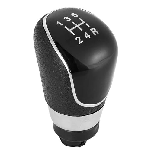 QVQOJCTH Autoteile 5/6 Geschwindigkeit Auto Schaltknauf Für Ford Fiesta MK7 2008-2013 Für Focus MK2/FL 2008-2011 Manuelle Übertragung Hebel(Black 5 thread) von QVQOJCTH