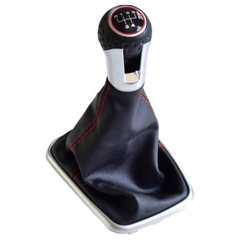 QVQOJCTH Autoteile 5 6 Gang Schaltknauf Komplett Für Bora MK4 Golf4 Jetta4 1998-2004 Auto Schalthebel Handball Gamasche Boot Abdeckung(5 Speed) von QVQOJCTH