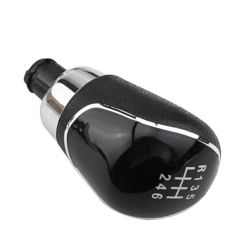 QVQOJCTH Autoteile 5 6 Geschwindigkeit Manuelle Auto Getriebe Kopf Schaltknauf Für Ford Focus 2 3 MK2 MK3 2005-2015 Für Fiesta Ecosport C-Max Kuga S-max(6Speed Black) von QVQOJCTH