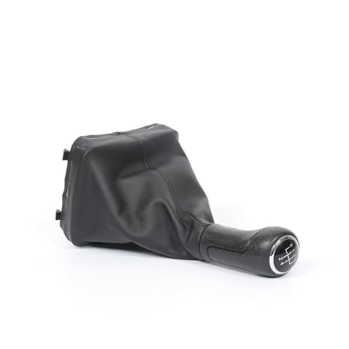QVQOJCTH Autoteile 5-Gang-Schaltknauf Für Polo 9N 9N2 2002–2009 Auto-Schaltgetriebe Schalthebelmanschette Leder-Kofferraumabdeckung Ersatz(B 5 speed) von QVQOJCTH