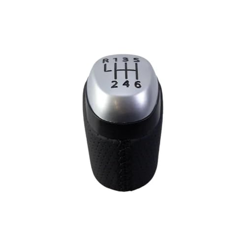 QVQOJCTH Autoteile Auto Schaltknauf Für Renault Megane IV MK4 BFB Für Renault Kadjar Talisman 2015-2022 Shifter Hebel Stick Handball(Black 6 Speed) von QVQOJCTH