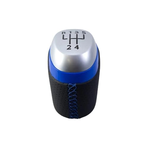 QVQOJCTH Autoteile Auto Schaltknauf Für Renault Megane IV MK4 BFB Für Renault Kadjar Talisman 2015-2022 Shifter Hebel Stick Handball(Blue 5 Speed) von QVQOJCTH