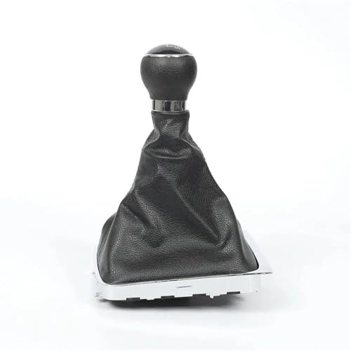 QVQOJCTH Autoteile Für PASSAT B6 2005-2012 Neuer 5/6-Gang-Schaltgetriebe Schaltknauf Schalthebelmanschette Leder(Plastic 6 speed) von QVQOJCTH