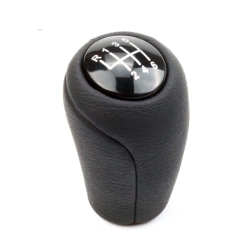 QVQOJCTH Autoteile Leder 5/6-Gang Schaltknauf Für Mazda 3 BK BL 5 CR CW 6 II GH CX-7 ER MX-5 NC III 23 MT Schalthebel Hebel(6-Speed) von QVQOJCTH