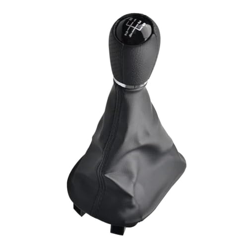 QVQOJCTH Autoteile Manueller PU-Schaltknauf 5 6-Gang Für Seat Leon 1 MK1 Für Toledo II MK2 Gang 1998-2005 Ledermanschette(5 Speed) von QVQOJCTH