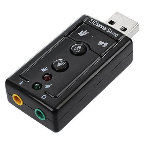 QWAMBVZE 7.1 Kanal USB Externe Soundkarte Audio Adapter von QWAMBVZE
