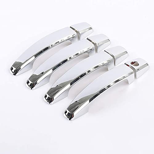 Außentürgriffe für Chevrolet HHR 2006 2007 2008 2009 2010 2011, Auto Außentürgriffabdeckung Zierrahmenschutz ABS Chrom Dekorationsaufkleber Seitentürgriff Auto Styling Zubehör von QWASZX