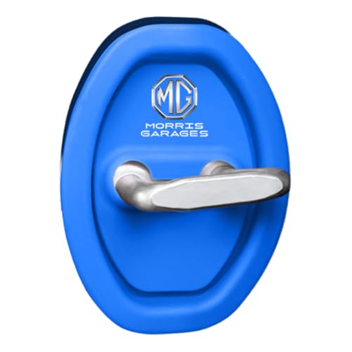 QWCPHGWZ 4 Stück Autotürschloss-Abdeckung für MG 3 2013-2025,Auto Türschlossabdeckung Schutzkappe Robust und Nicht Leicht Verformbar,Blue QWCPHGWZ 4 Stück Autotürschloss-Abdeckung für MG 3 2013-2025,Auto Türschlossabdeckung Schutzkappe Robust und Nicht Leicht Verformbar,Blue von QWCPHGWZ