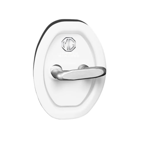 QWCPHGWZ 4 Stück Autotürschloss-Abdeckung für MG 5 2011-2025,Auto Türschlossabdeckung Schutzkappe Robust und Nicht Leicht Verformbar,White QWCPHGWZ 4 Stück Autotürschloss-Abdeckung für MG 5 2011-2025,Auto Türschlossabdeckung Schutzkappe Robust und Nicht Leicht Verformbar,White von QWCPHGWZ