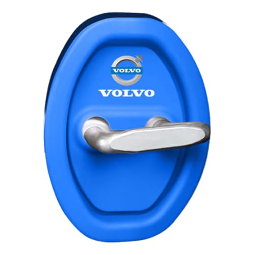 QWCPHGWZ 4 Stück Autotürschloss-Abdeckung für Volvo,Auto Türschlossabdeckung Schutzkappe Robust und Nicht Leicht Verformbar,Blue QWCPHGWZ 4 Stück Autotürschloss-Abdeckung für Volvo,Auto Türschlossabdeckung Schutzkappe Robust und Nicht Leicht Verformbar,Blue von QWCPHGWZ