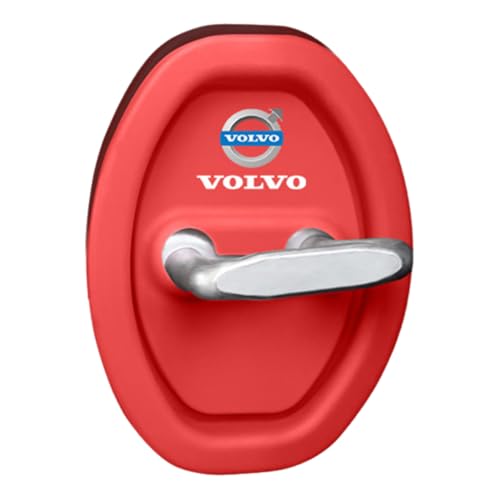 QWCPHGWZ 4 Stück Autotürschloss-Abdeckung für Volvo V70 2000-2025,Auto Türschlossabdeckung Schutzkappe Robust und Nicht Leicht Verformbar,Red QWCPHGWZ 4 Stück Autotürschloss-Abdeckung für Volvo V70 2000-2025,Auto Türschlossabdeckung Schutzkappe Robust und Nicht Leicht Verformbar,Red von QWCPHGWZ
