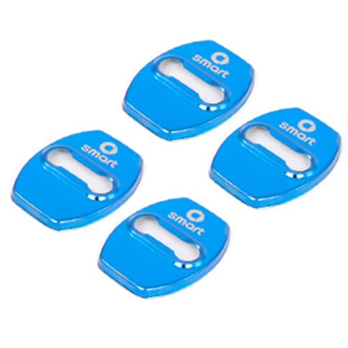 QWCPHGWZ 4 Stück Autotürschloss-Abdeckung für smart crossblade 2002-2003,Auto Türschlossabdeckung Schutzkappe Robust und Nicht Leicht Verformbar,Blue QWCPHGWZ 4 Stück Autotürschloss-Abdeckung für smart crossblade 2002-2003,Auto Türschlossabdeckung Schutzkappe Robust und Nicht Leicht Verformbar,Blue von QWCPHGWZ