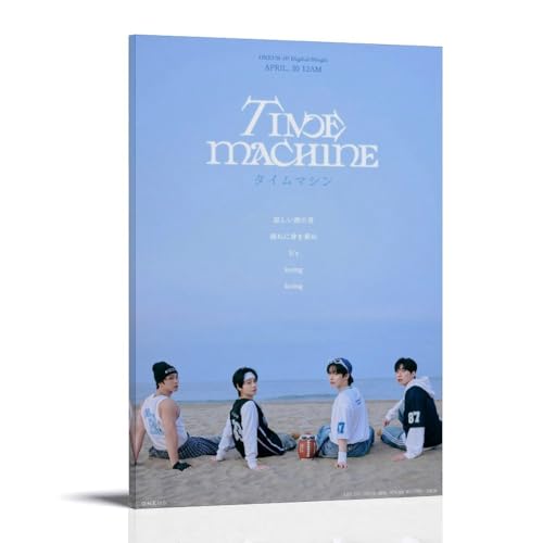 QWCWZPPZ Oneus Sänger Musikalbum Cover Leinwand Poster Wandkunst dekorative Malerei Schlafzimmer Gemälde Poster 50 x 75 cm Rahmenstil von QWCWZPPZ