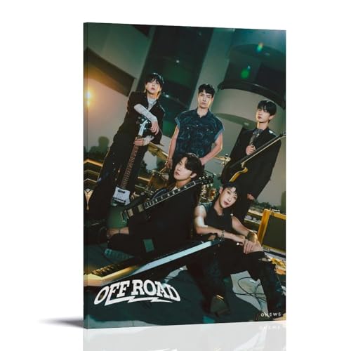 QWCWZPPZ Onewe Sänger-Musikalbum auf Leinwand, Poster, Wandkunst, dekoratives Gemälde, Schlafzimmer, Gemälde, Poster, 40 x 60 cm, Rahmenstil QWCWZPPZ Onewe Sänger-Musikalbum auf Leinwand, Poster, Wandkunst, dekoratives Gemälde, Schlafzimmer, Gemälde, Poster, 40 x 60 cm, Rahmenstil von QWCWZPPZ