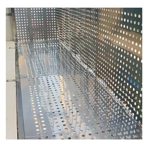 Lochgitter Edelstahl Gitter,Lochbleche - Lochgitter Metall,einfach zu schneiden und zu installieren, für Heimwerkerprojekte, mehrere Größen erhältlich(W30*L400cm/W11.8*L157.4in) von QWEASDF