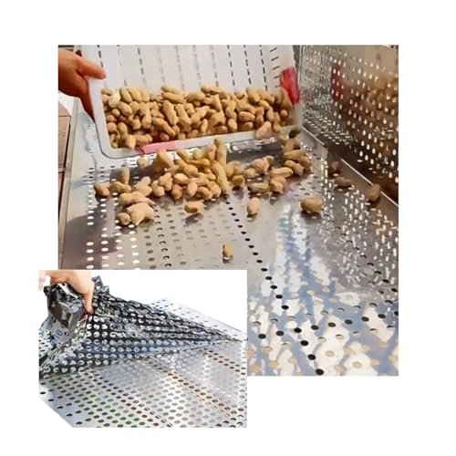 Perforierte Metallbleche, Metallgitter Blech Perforiertes Edelstahlblech Edelstahl-Maschensieb für Belüftung und Rauchgasfilterung, 304 Perforiertes Edelstahlblech(W65*L300cm/W25.5*L118.1in) von QWEASDF