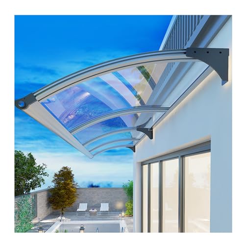 QWEASDF Vordach für Haustür,Uv-Schutz Vordach Überdachung Haustürvordach,Pultbogenvordach Transparent Polycarbonat Aluminium Rahmen ,Großem Waschbecken,Selbstreinigung (Size : 120x380cm/47x150in) QWEASDF Vordach für Haustür,Uv-Schutz Vordach Überdachung Haustürvordach,Pultbogenvordach Transparent Polycarbonat Aluminium Rahmen ,Großem Waschbecken,Selbstreinigung (Size : 120x380cm/47x150in) von QWEASDF