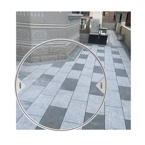 Schachtabdeckung Kanaldeckel,Schachtdeckel KläRgrubendeckel Mit Sockel,Unsichtbare Inspektionsdeckel,Schachtabdeckung Mit Rahmen,Eingebettete Gullideckel(30 * 30cm/11.8 * 11.8in) von QWEASDF