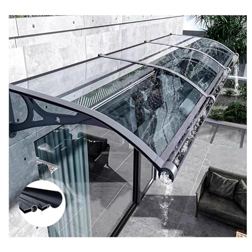 Überdachung,Vordach für Haustür Überdachung,mit Waschbecken , Pultbogenvordach UV-Schutz,markise für die haustür, Haustürdach Sonnenschutz aus Polycarbonat Regenschutz ( Size : 120x200cm/47x79in ) Überdachung,Vordach für Haustür Überdachung,mit Waschbecken , Pultbogenvordach UV-Schutz,markise für die haustür, Haustürdach Sonnenschutz aus Polycarbonat Regenschutz ( Size : 120x200cm/47x79in ) von QWEASDF