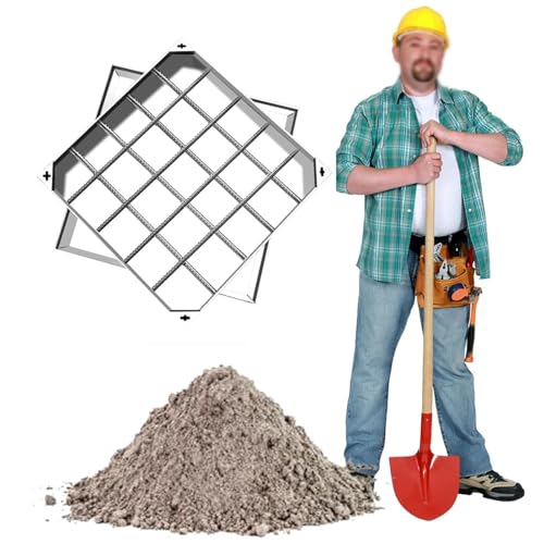 Unsichtbare Schachtabdeckung und Rahmen，Edelstahl Versenkte Schachtdeckel mit Rahmen Eingebettete，unsichtbare Inspektionsabdeckung，eingebettetem Klärgrubendeckel(5cm,100 * 100cm/39.4 * 39.4in) von QWEASDF