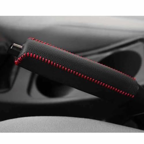 QWEERASS Handbremse Abdeckung, für Ford B-MAX C-MAX S-MAX KA Edge Mustang Explorer Auto Handbremsabdeckung Vordere Handbremse Bremsgriffabdeckung rutschfeste,A von QWEERASS