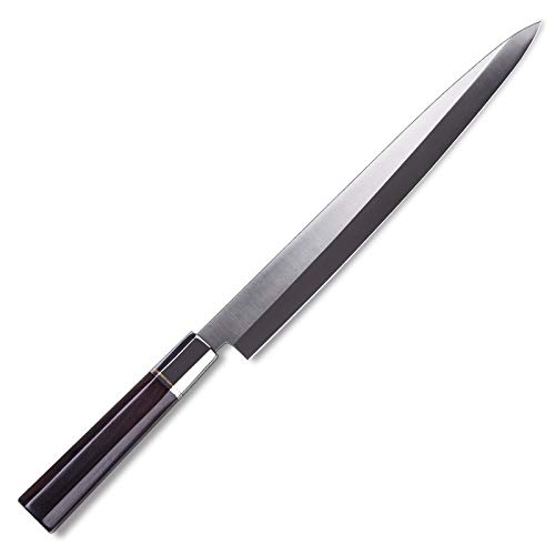 kochmesser Professionelle japanische Sashimi-Messer Yanagiba Fileting Messer Sushi Edelstahl Küchenmesser Japan Stil Yanagi Fischmesser lachsmesser (Color : 12 inch) von QWEQWE