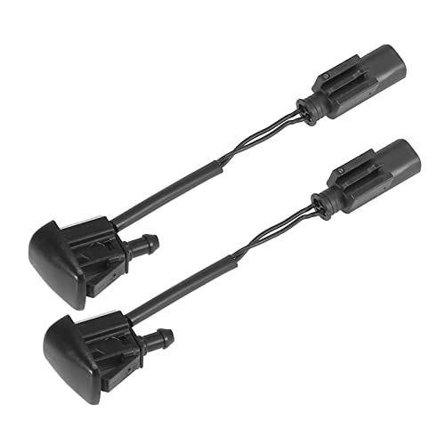 QWERTYUI AISHANBAIHUODIAN 1 Paar beheizbare Spritzdüse for Windschutzscheibe 61667046060 passend for BMW 5er E60 E61 2004–2010 525I 528I 530I 535I von QWERTYUI