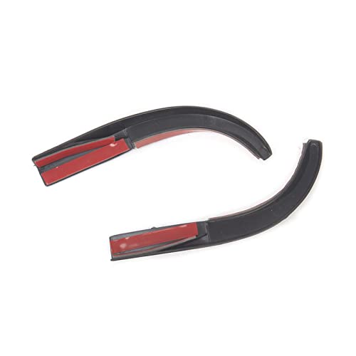QWERTYUI AISHANBAIHUODIAN 2 stücke Fit for Jeep Wrangler JK Zubehör Auto ABS Wasser Regenrinne Verlängerung 2007 2008 2009 2010 2011 2012 2013 2014 2015 2016 2017 von QWERTYUI