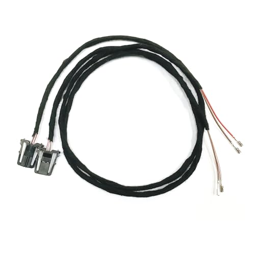 QWERTYUI AISHANBAIHUODIAN Auto Innen LED Willkommen Tür Licht Kabel Kabelbaum Fit for VW Golf MK5 MK6 7 MK7 7,5 Jetta Passat b6 B7 B8 Tiguan Superb SEAT (Color : Front door) von QWERTYUI