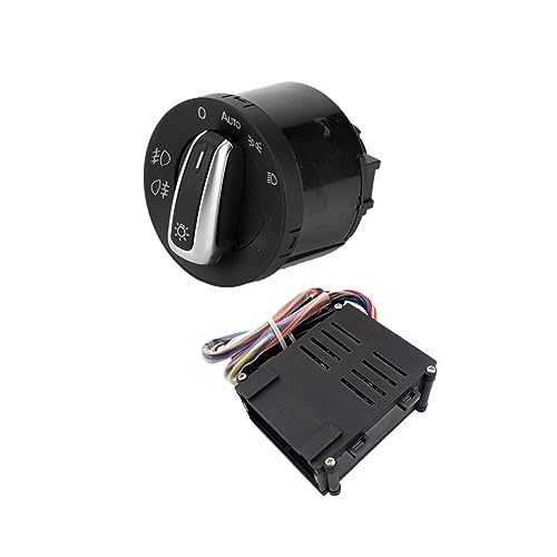 QWERTYUI AISHANBAIHUODIAN Scheinwerferschalter & Automatischer Lichtsensor mit Leaving Home Coming Home-Funktion, passend for Golf 4 MK4 Passat B5 Beetle 5ND 941 431 B (Color : 1Set Switch Sensor) von QWERTYUI