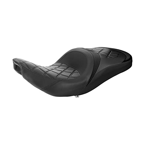 QWERTYUI AISHANBAIHUODIAN Sitzkissen for Motorradfahrer und Beifahrer, passend for Indian Roadmaster Chieftain Springfield 2021-2022 (Color : C Black) von QWERTYUI
