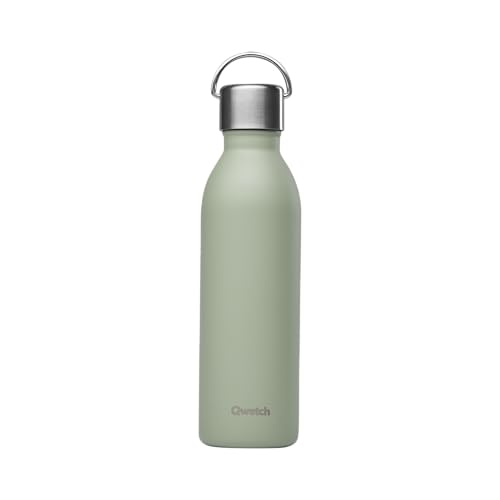 Qwetch - Trinkflasche 600 ml Edelstahl Linden Grün Active - Thermosflasche aus 90% recyceltem Inox - 24h Kalt & 12h Heiß - Isolierflasche, Auslaufsicher, BPA-frei & Kompakt Qwetch - Trinkflasche 600 ml Edelstahl Linden Grün Active - Thermosflasche aus 90% recyceltem Inox - 24h Kalt & 12h Heiß - Isolierflasche, Auslaufsicher, BPA-frei & Kompakt von QWETCH