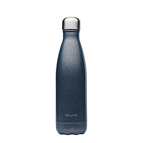 Qwetch - Roc Thermosflasche - Blau 500ml - 24 Stunden kalt und 12 Stunden warm - wasserdicht, BPA-frei & wiederverwendbar von QWETCH