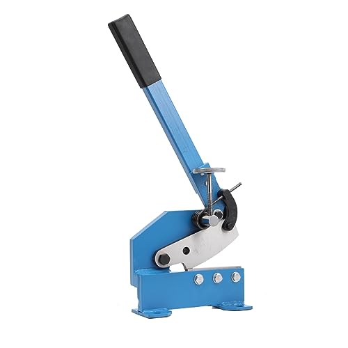 125 mm Manuelle Platte Flache Metall Stahlblechschere Scheren, Heavy Duty präzises Schneiden, Metallschere Metall-Cutter Stangenplatte Scher schneidet Blech Rebar Runde Lager von QWEXOB