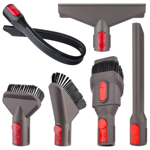 Professionelles Vakuum-Aufsatz-Set für Dyson GEN5 G5 V15 V12 V11 V10 V8 V7 Detect Cyclone Torque Drive Absolute Animal Trigger Cordless Vacuum Zubehör Flexible Fugendüse Ersatzbürste von QWFHOME