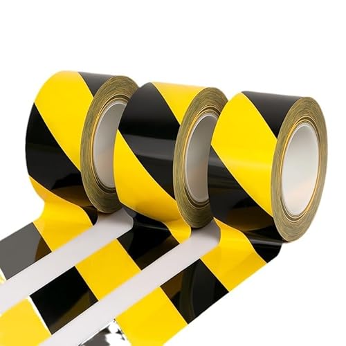 SchwarzGelb Gefahren Markierungs,Signal Markierungsklebeband selbstklebendes Warnband TrassenwarnbandAbsperrband Zur Bodenmarkierung Geeignet für Baustellen Garagen Gefahrenbereiche 2 Rollen48mm x 33m SchwarzGelb Gefahren Markierungs,Signal Markierungsklebeband selbstklebendes Warnband TrassenwarnbandAbsperrband Zur Bodenmarkierung Geeignet für Baustellen Garagen Gefahrenbereiche 2 Rollen48mm x 33m von QWFHOME
