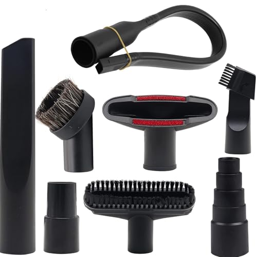 Staubsauger Aufsätze Staubsaugerdüse Staubsauger Aufsatz für Sauger mit 32mm und 35mm Durchmesser Staubsaugeradapter 62cmSchlauchadapter Werkstattstaubsauger Universal Vakuum Aufsätze Reinigungs-Set von QWFHOME