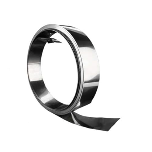 304 Edelstahlstreifen, Federplattenrolle, flache Folie, 5 Meter Band, Arbeitsplatte(20mmx0.8mm) von QWFVHJ